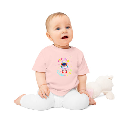 Cute Little Astronaut Baby T-Shirt-My Bright Side Clothing