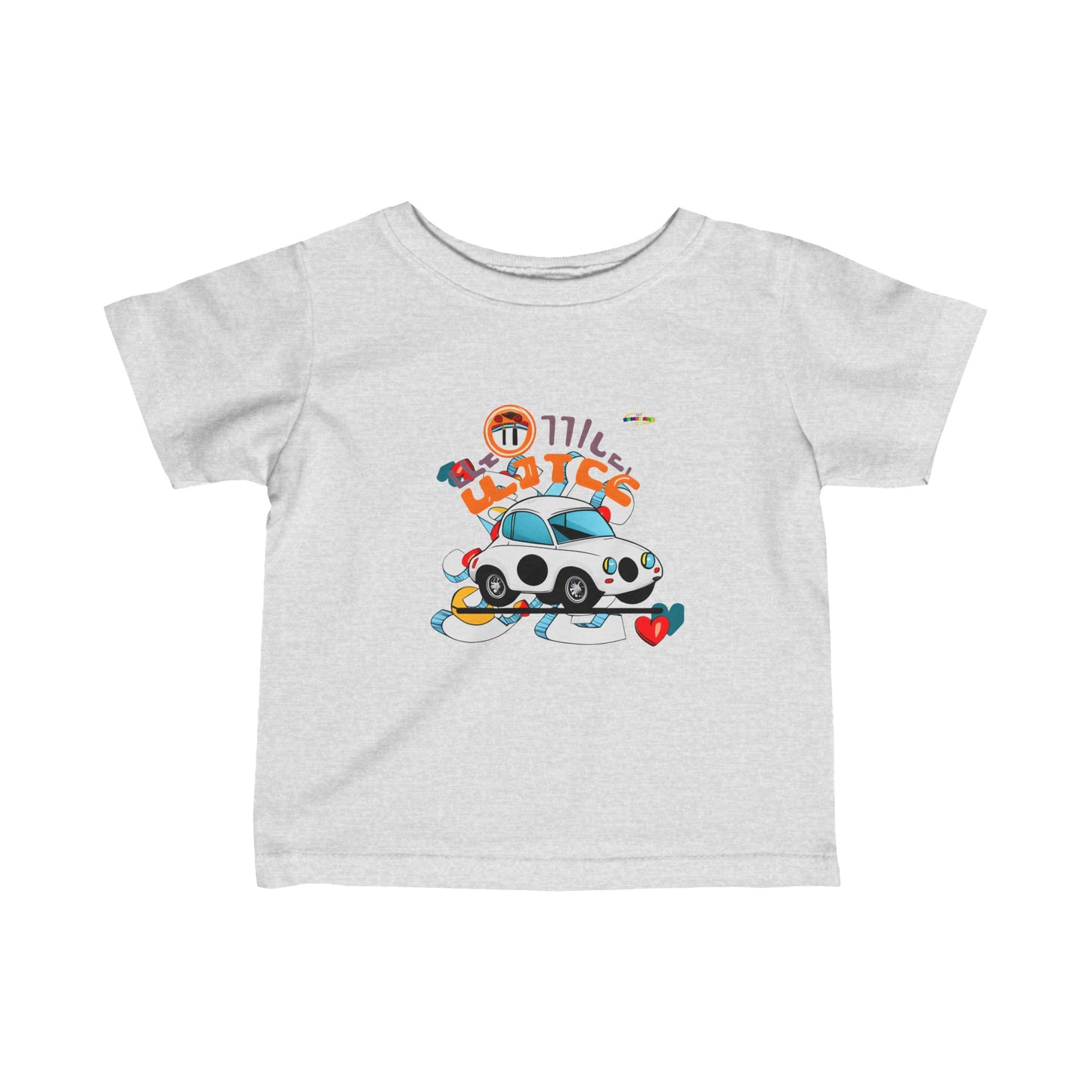 Cute Little Car Logo Infant Fine Jersey Tee-My Bright Side Clothing