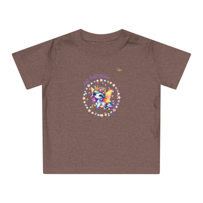 Cute My Fairy tale colourful baby unicorn logo Baby T-Shirt-My Bright Side Clothing