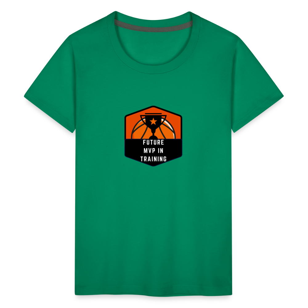 Kids' Premium T-Shirt Basketball Future MVP In Training - kelly green