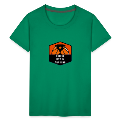 Kids' Premium T-Shirt Basketball Future MVP In Training - kelly green