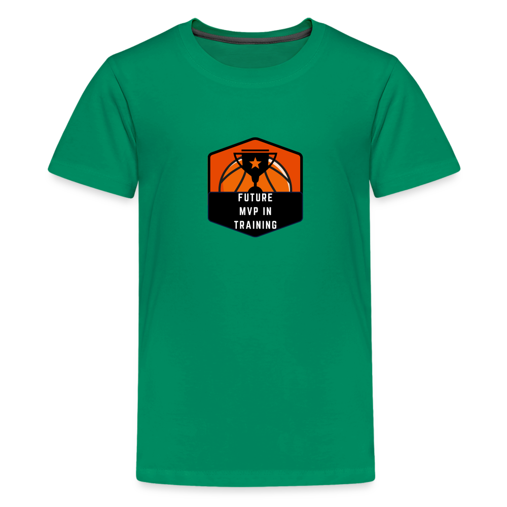 Kids' Premium T-Shirt Basketball Future MVP In Training - kelly green