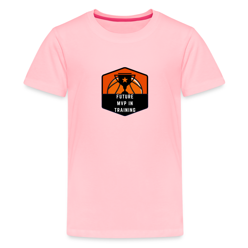 Kids' Premium T-Shirt Basketball Future MVP In Training - pink