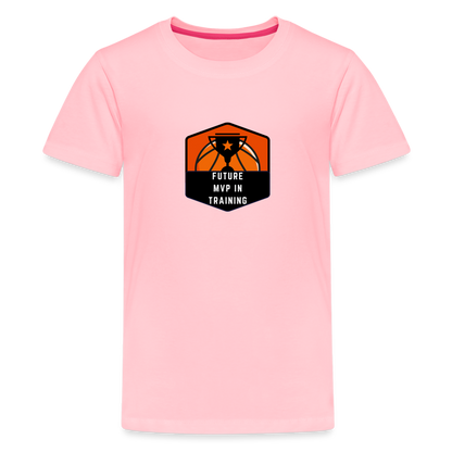 Kids' Premium T-Shirt Basketball Future MVP In Training - pink