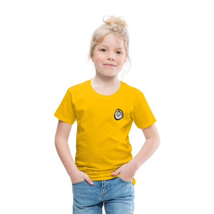 Toddler Premium T-Shirt Baseball & Gloves - sun yellow