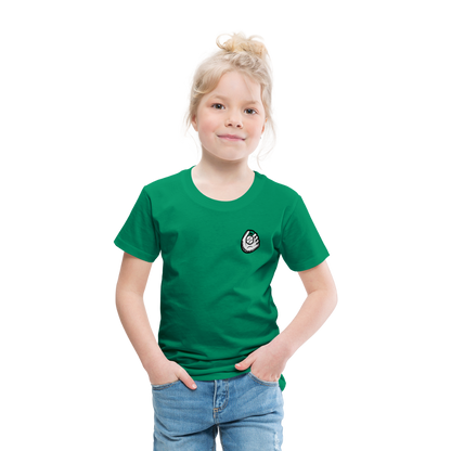 Toddler Premium T-Shirt Baseball & Gloves - kelly green