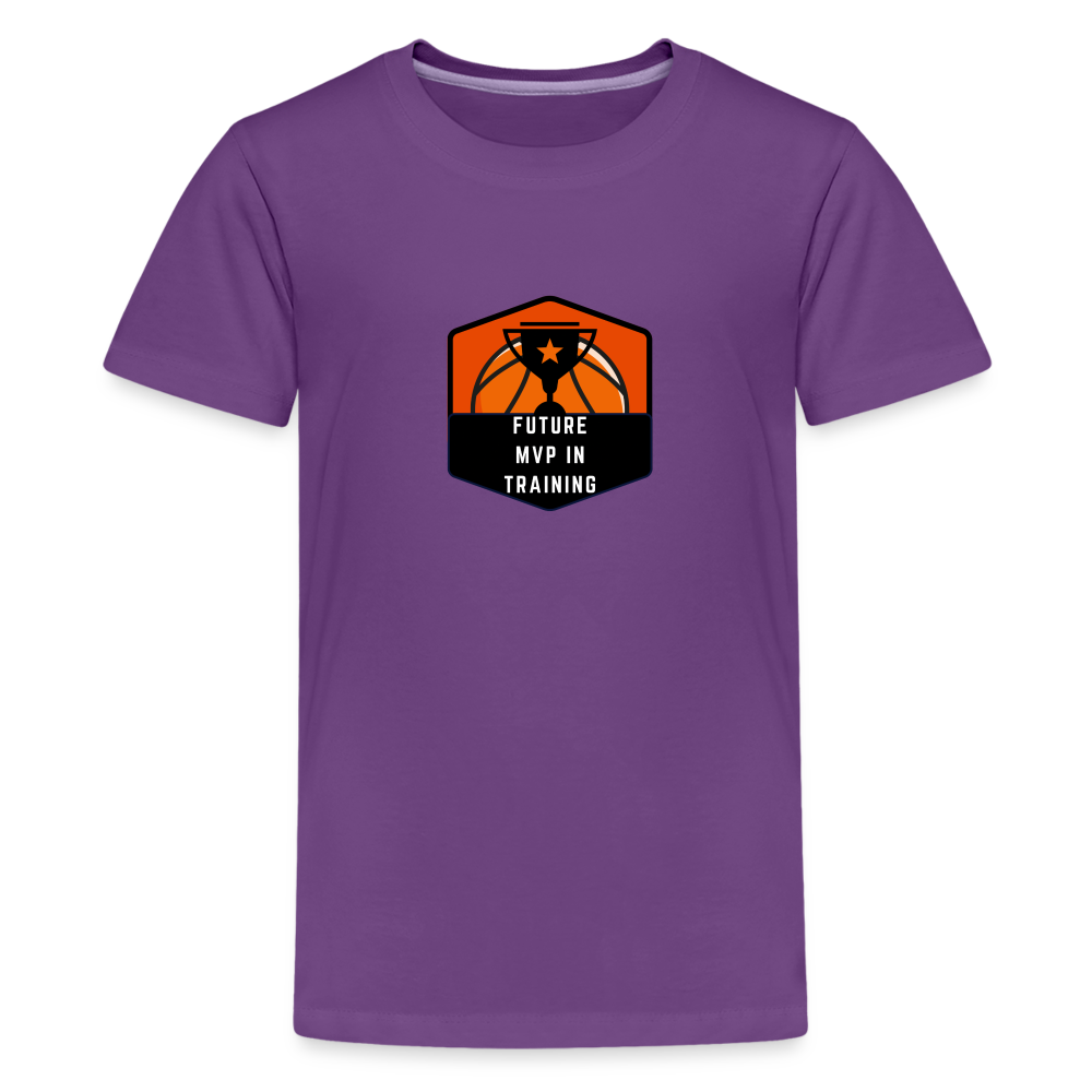 Kids' Premium T-Shirt Basketball Future MVP In Training - purple