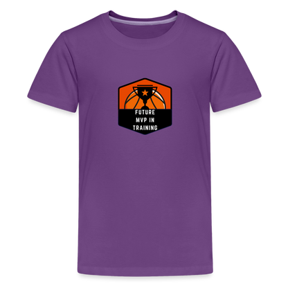 Kids' Premium T-Shirt Basketball Future MVP In Training - purple