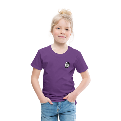 Toddler Premium T-Shirt Baseball & Gloves - purple