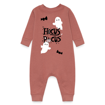 Baby Fleece One Piece Hocus Pocus Limited Edition Halloween - mauve