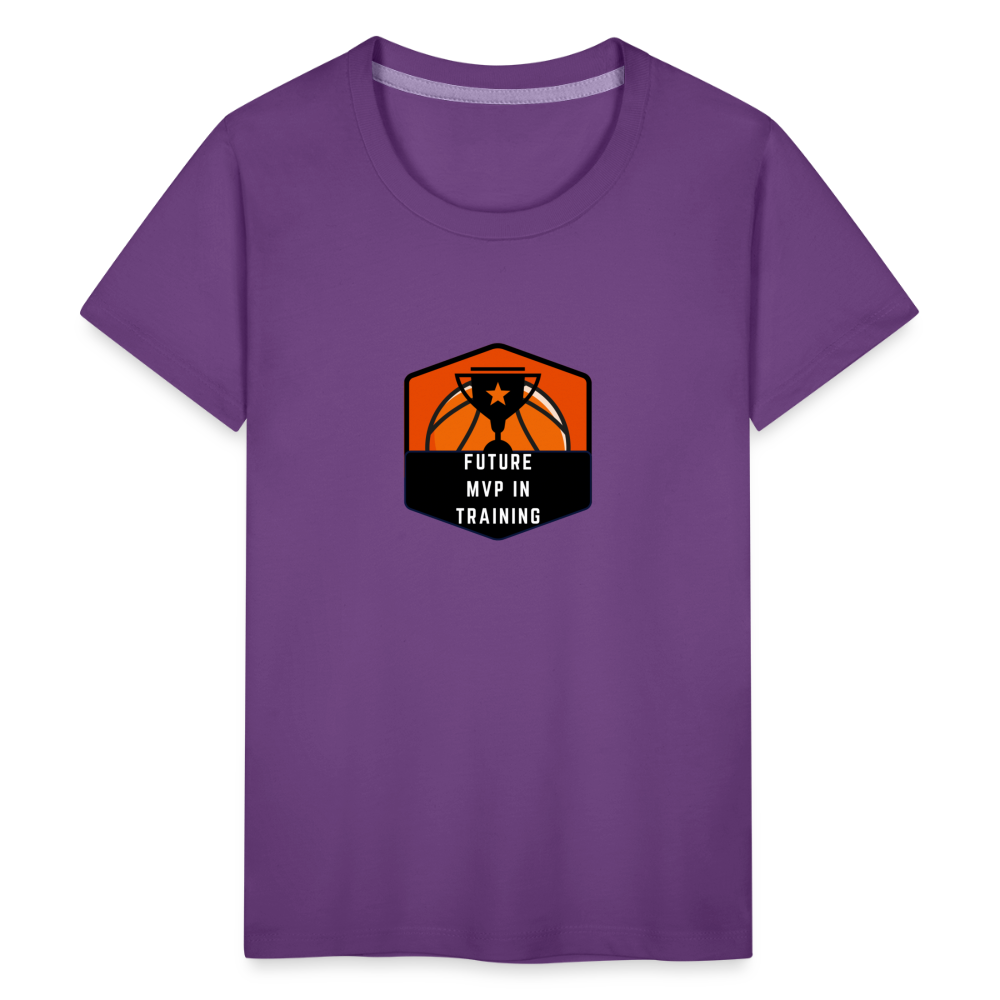 Kids' Premium T-Shirt Basketball Future MVP In Training - purple