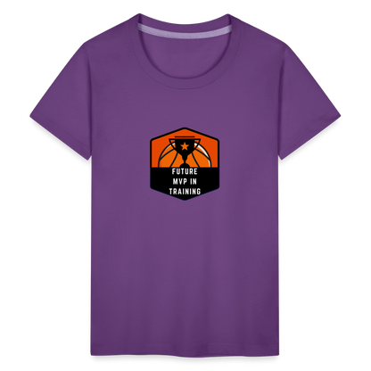 Kids' Premium T-Shirt Basketball Future MVP In Training - purple