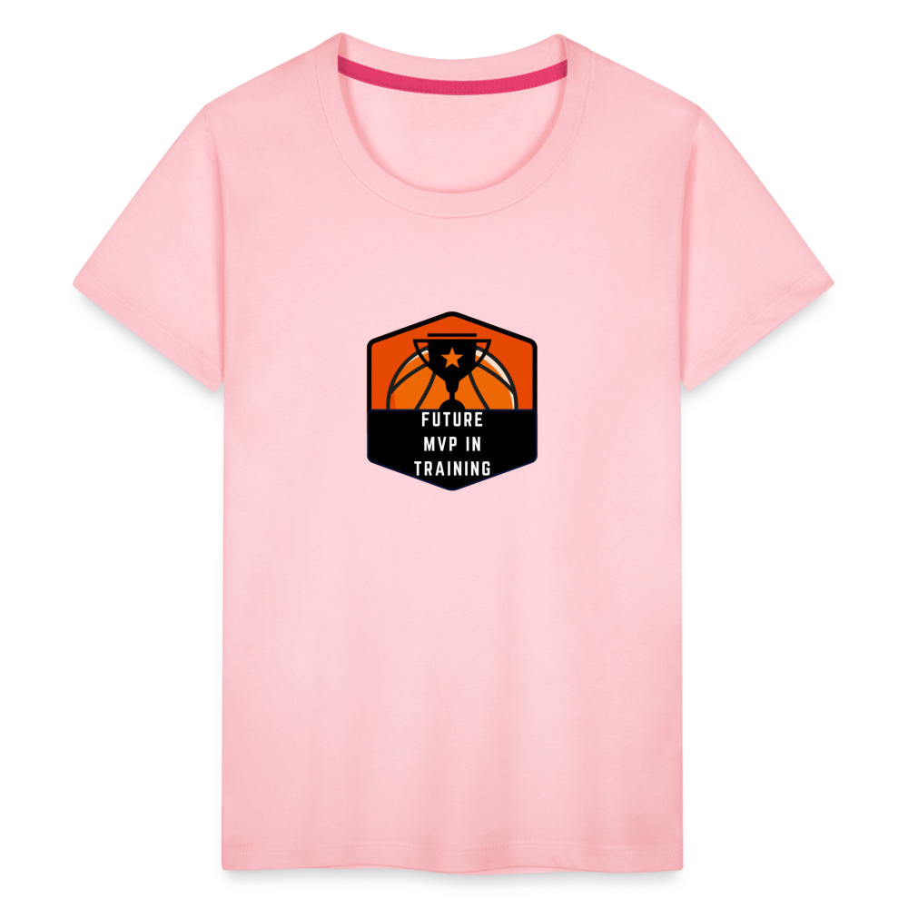 Kids' Premium T-Shirt Basketball Future MVP In Training - pink