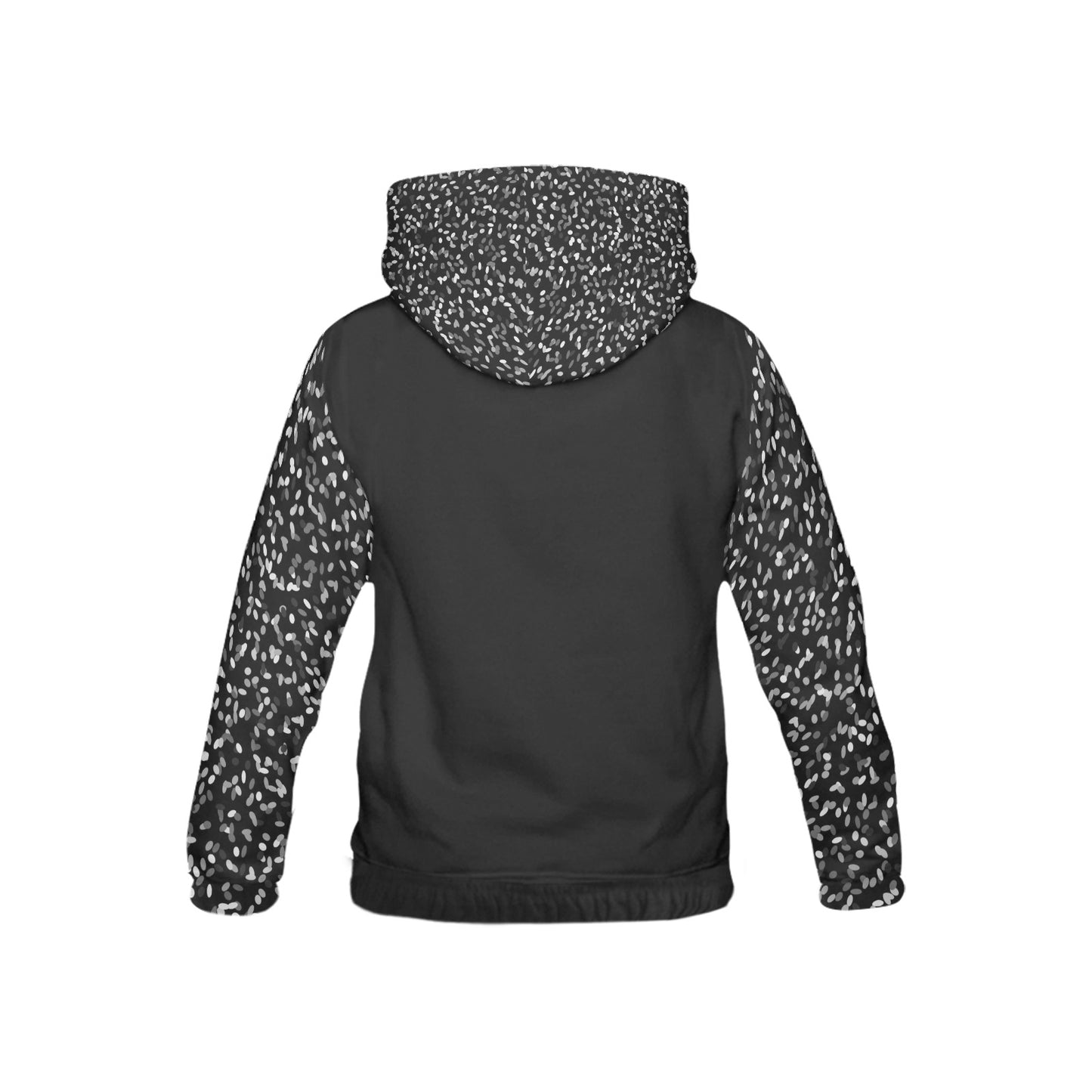 Black and White Strawberry Children's Hoodie -My Bright Side Clothing