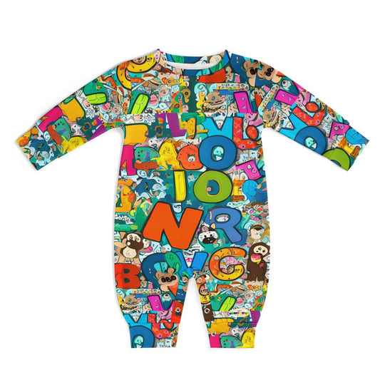 Big Cute Animals Alphabet-Baby Romper-My Bright Side Clothing