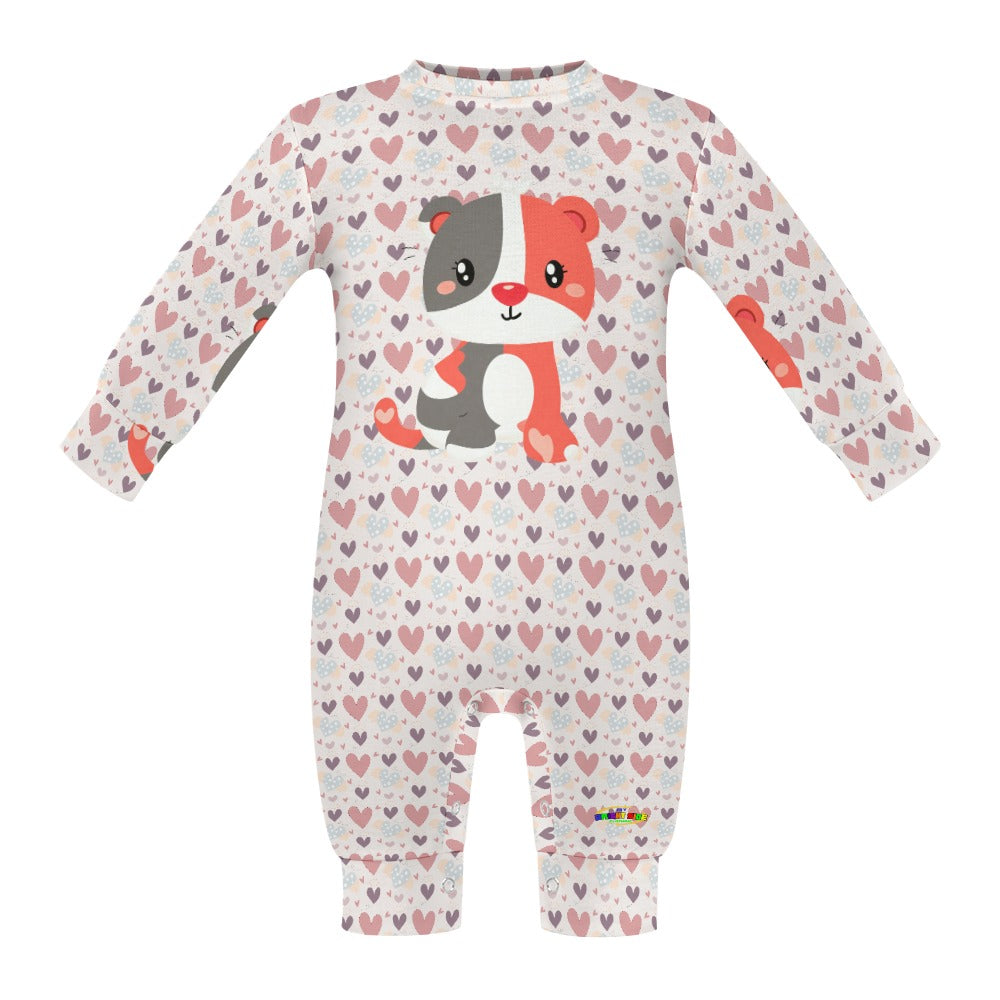 Cute Cartoon Puppy Baby Romper-My Bright Side Clothing