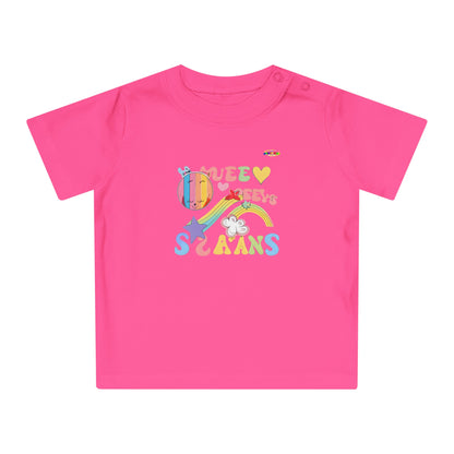 Groovy Rainbow Music Logo Baby T-Shirt--My Bright Side Clothing