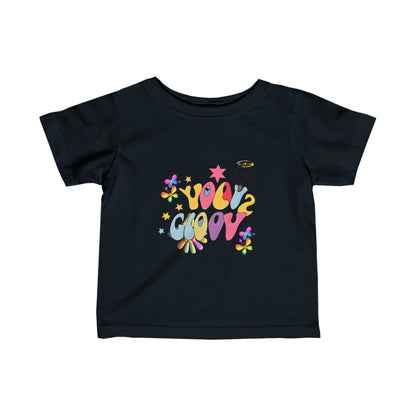 Cute Rainbow Groovy Logo Infant Fine Jersey Tee  -My Bright Side Clothing