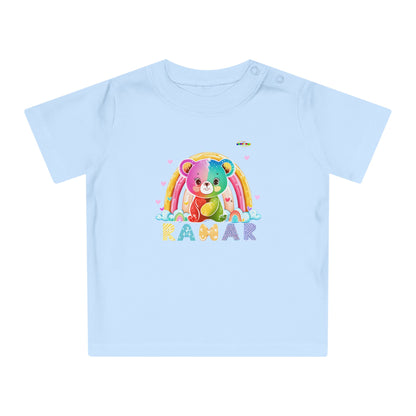 Cute Rainbow Teddy Bear Baby T-Shirt--My Bright Side Clothing