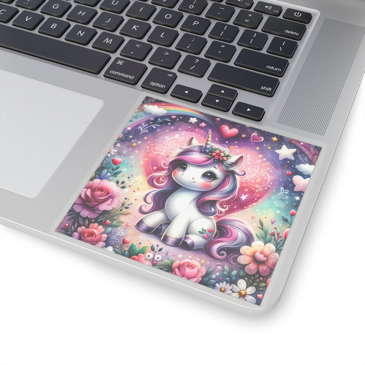 Magical Unicorn Love Kiss-Cut Sticker-My Bright Side Clothing