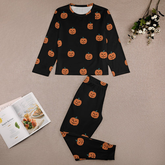 Toddler & Children's Pajama Suit Halloween Pumpkins - Limited Edition