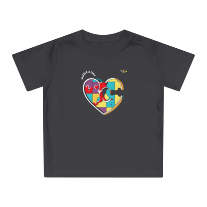 Cute Rainbow Heart Logo Baby T-Shirt-My Bright Side Clothing