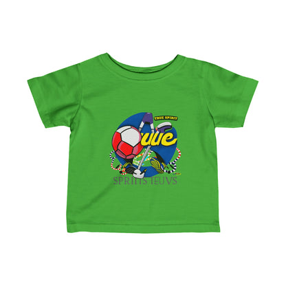 True Spirit Cute Sports Logo Infant Fine Jersey Tee--My Bright Side Clothing