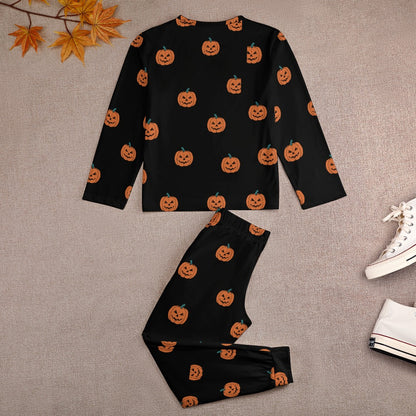 Toddler & Children's Pajama Suit Halloween Pumpkins - Limited Edition