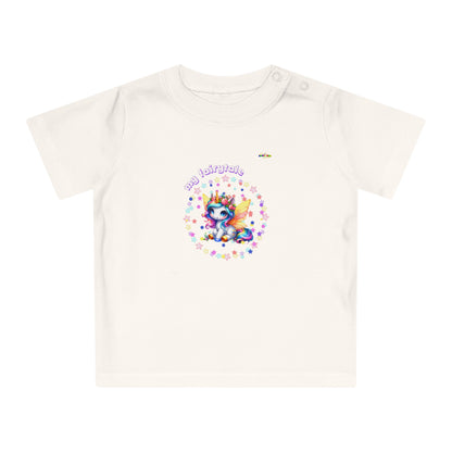 Cute My Fairy tale colourful baby unicorn logo Baby T-Shirt-My Bright Side Clothing