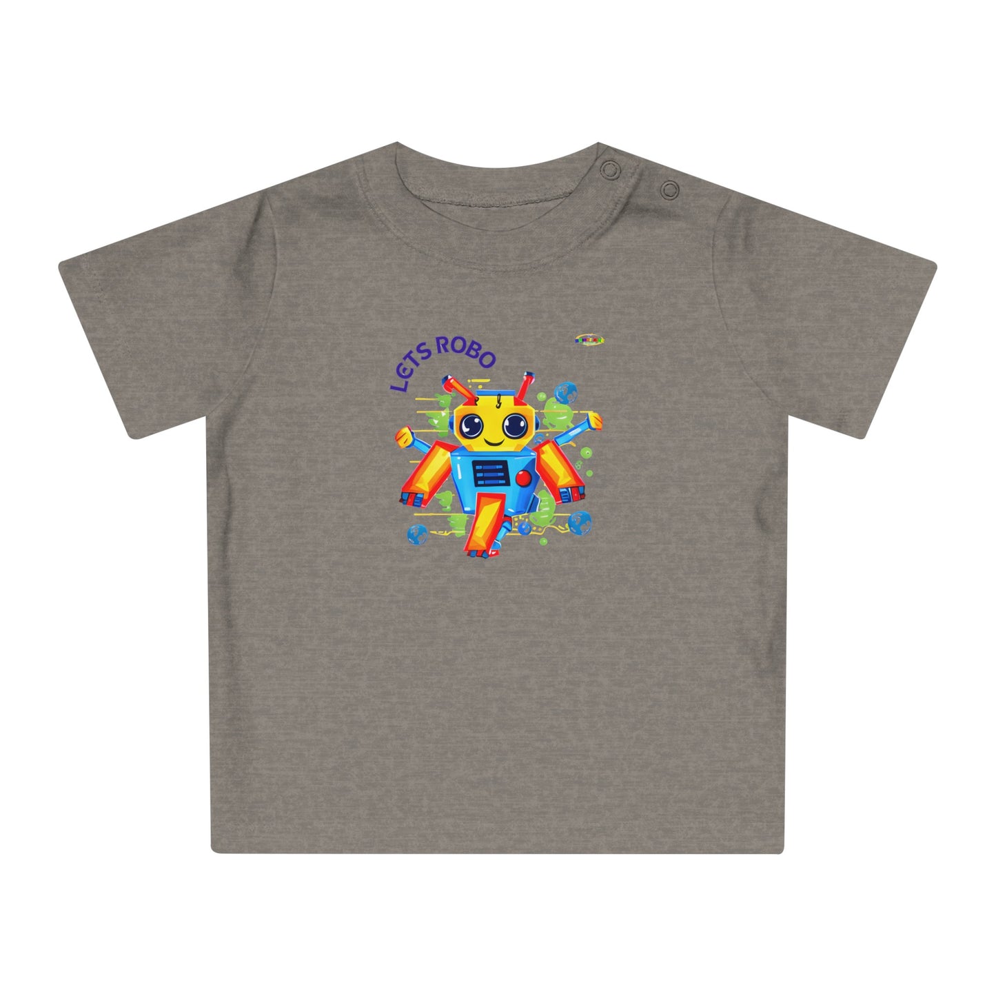 Cute Lets Little Dancing Robot Baby T-Shirt-My Bright Side Clothing