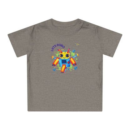 Cute Lets Little Dancing Robot Baby T-Shirt-My Bright Side Clothing