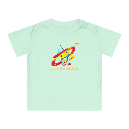 Cute Out of this world cool space boy graphic Baby T-Shirt-My Bright Side Clothing