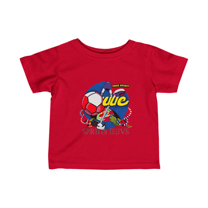 True Spirit Cute Sports Logo Infant Fine Jersey Tee--My Bright Side Clothing