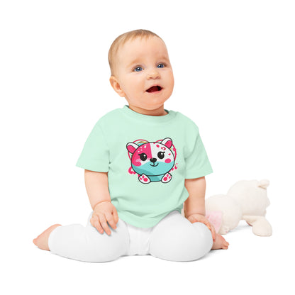 Cute Rainbow Love Bear Baby T-Shirt-My Bright Side Clothing