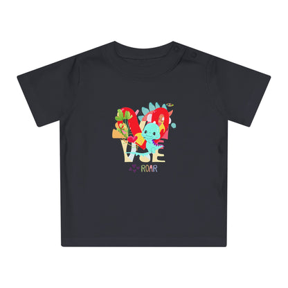 Cute roar-ing love baby dino graphic Baby T-Shirt--My Bright Side Clothing