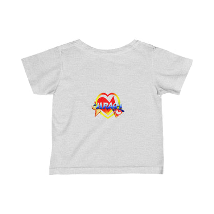 Borrowing Hearts Super Heart Hero Logo Infant Fine Jersey Tee--My Bright Side Clothing