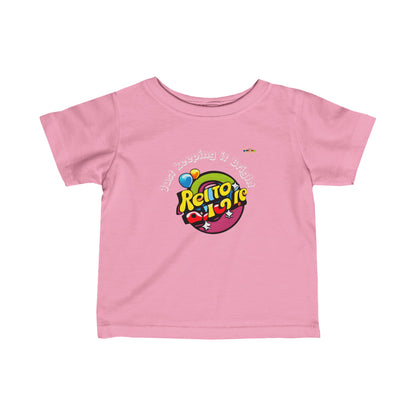 Cute keeping it Bright Rainbow Logo Infant Fine Jersey Tee-My Bright Side Clothing