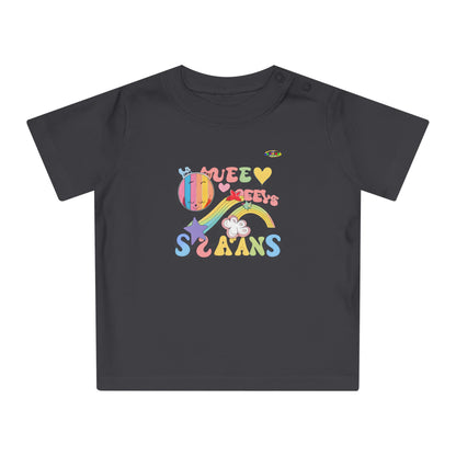 Groovy Rainbow Music Logo Baby T-Shirt--My Bright Side Clothing