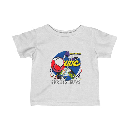 True Spirit Cute Sports Logo Infant Fine Jersey Tee--My Bright Side Clothing