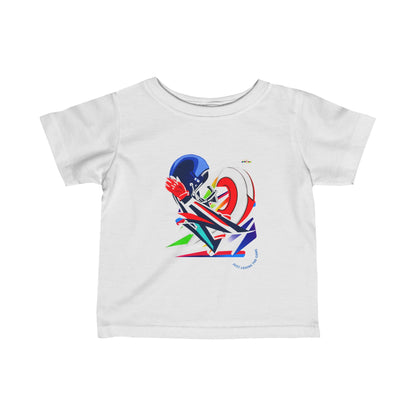 Just Loving the Games cute Sports Logo Infant Fine Jersey Tee-My Bright Side Clothing