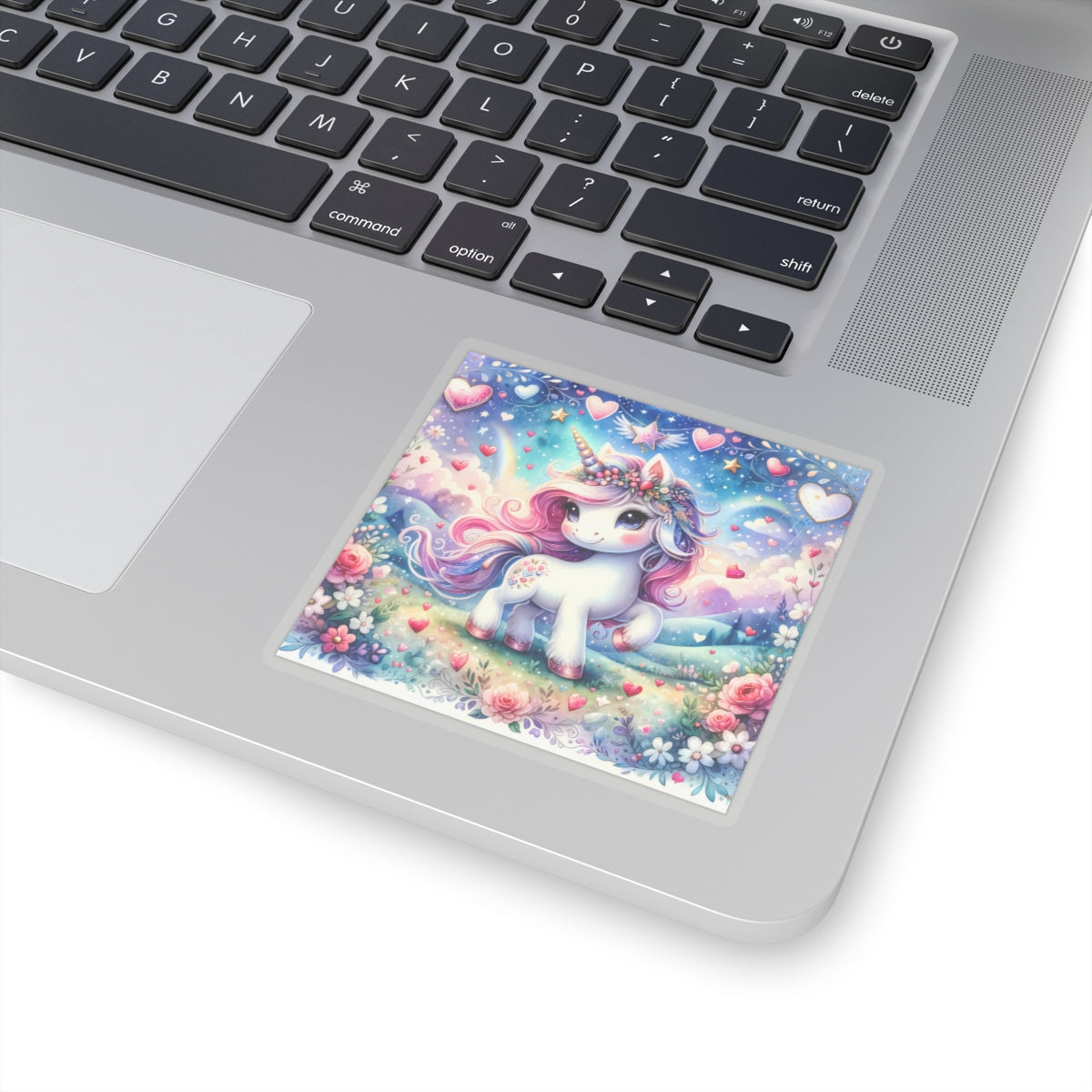 Magical Unicorn Love Kiss-Cut Sticker-My Bright Side Clothing