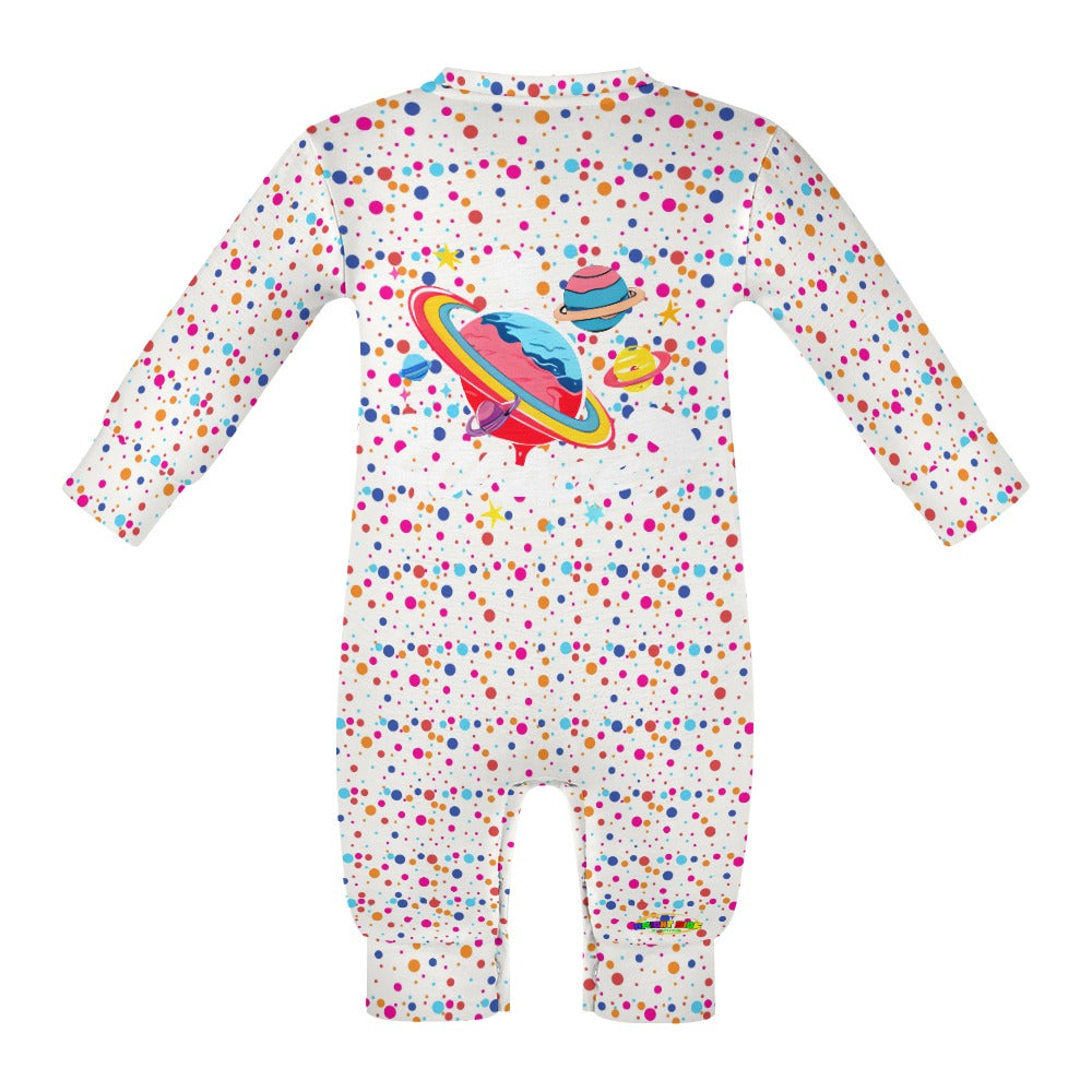 Cute Colourful Outer space  Baby Romper-My Bright Side Clothing