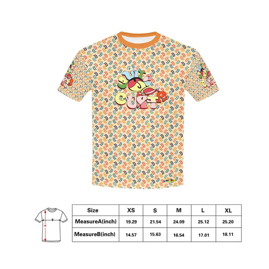 Groovy Retro Pattern and Graphic Children's T-Shirt-My Bright Side Clothing