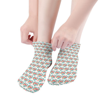 Retro Heart Pattern Children's Comfortable Socks -5 Pairs -MyBrightSideClothing