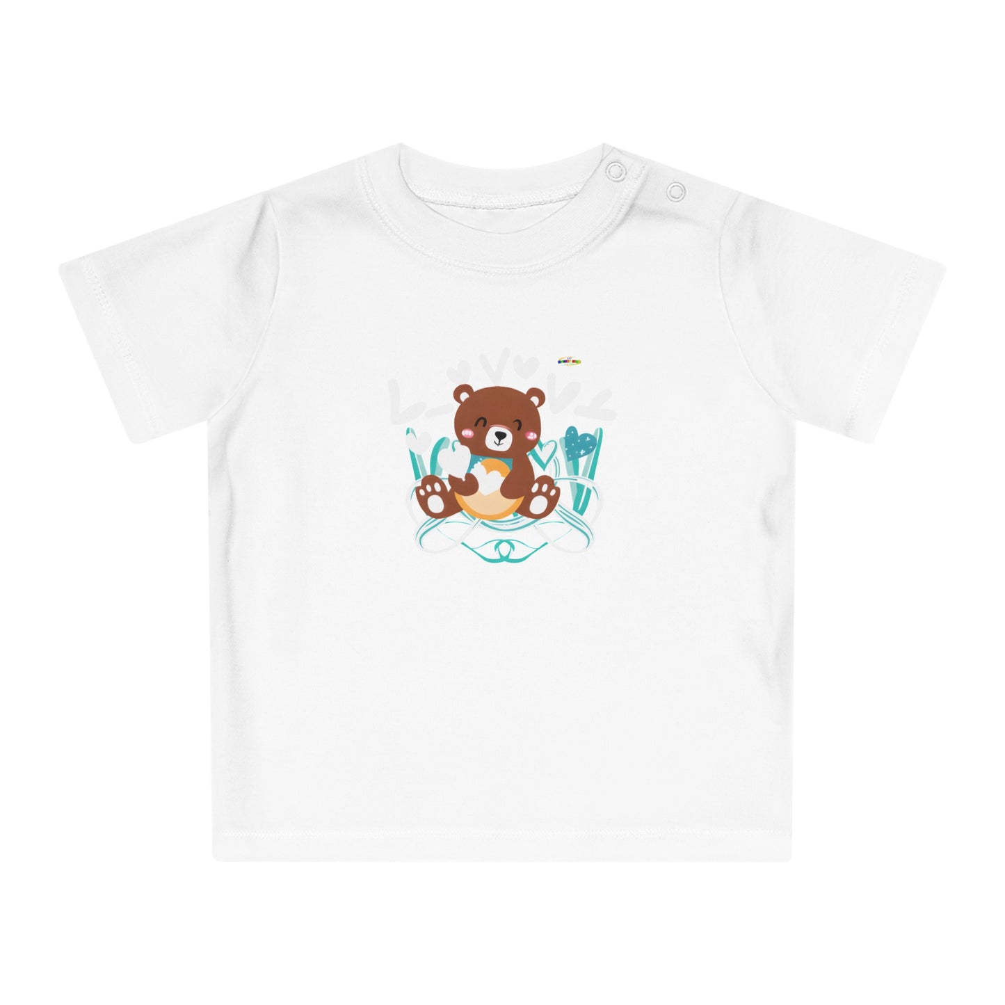 Cute Love Bear Baby T-Shirt-My Bright Side Clothing