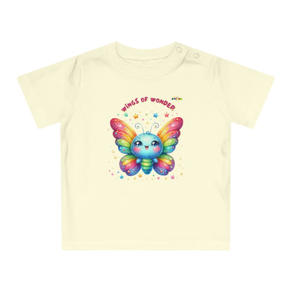 Cute Rainbow Baby Butterfly Graphic Baby T-Shirt--My Bright Side Clothing