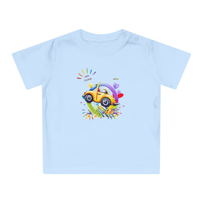 Cute Lets Cruise Car Graphic Baby T-Shirt-My Bright Side Clothing