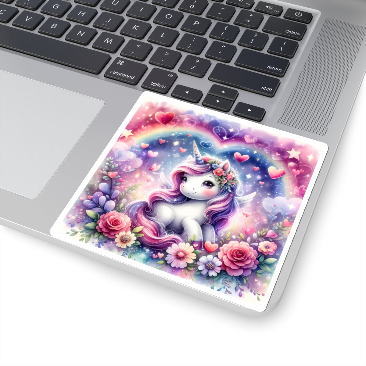 Magical Unicorn Love Kiss-Cut Sticker-My Bright Side Clothing