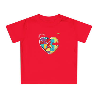 Cute Rainbow Heart Logo Baby T-Shirt-My Bright Side Clothing