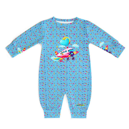 Cute Airplane Graphic  Baby Romper-My Bright Side Clothing